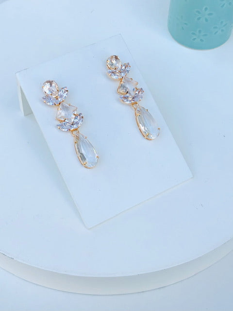 Brinco de Zircônia Cristal Hady