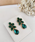 Brinco de Zircônia Verde Esmeralda Cammy
