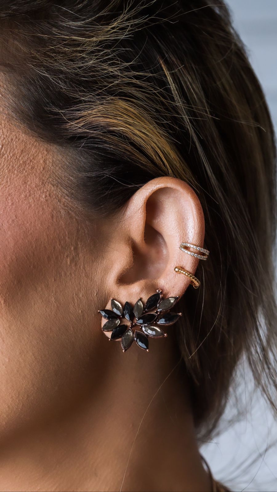 Brinco Estilo Ear Kurf Cintia