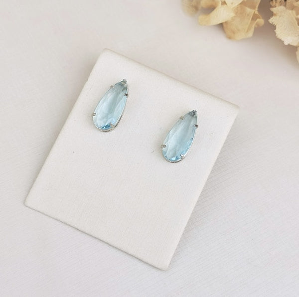 Brinco Gota Palito Prata Serenity de Zircônia