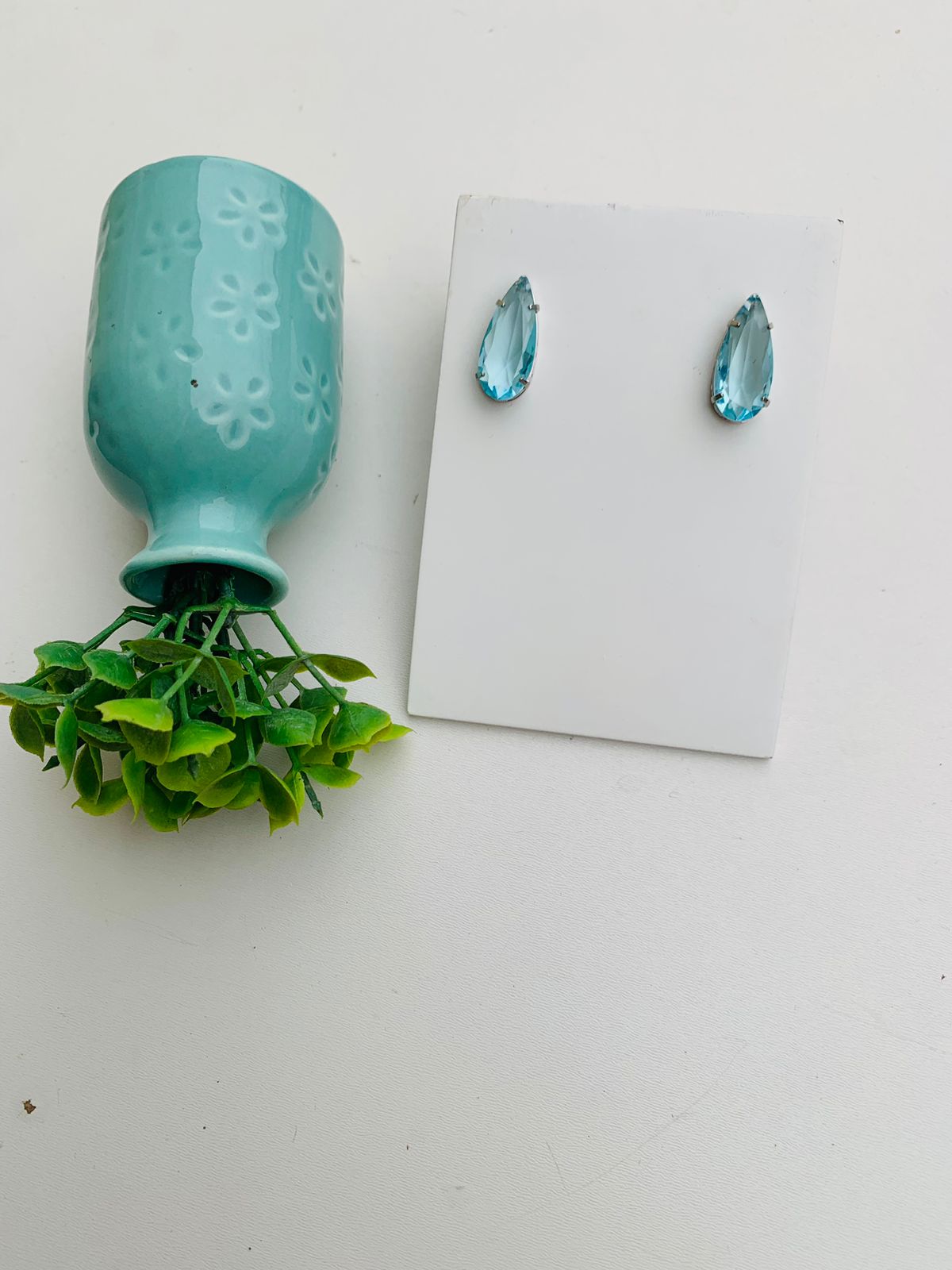 Brinco Gota Palito Prata Serenity de Zircônia