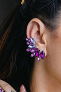 Ear Cuff Rona Tons de Roxo
