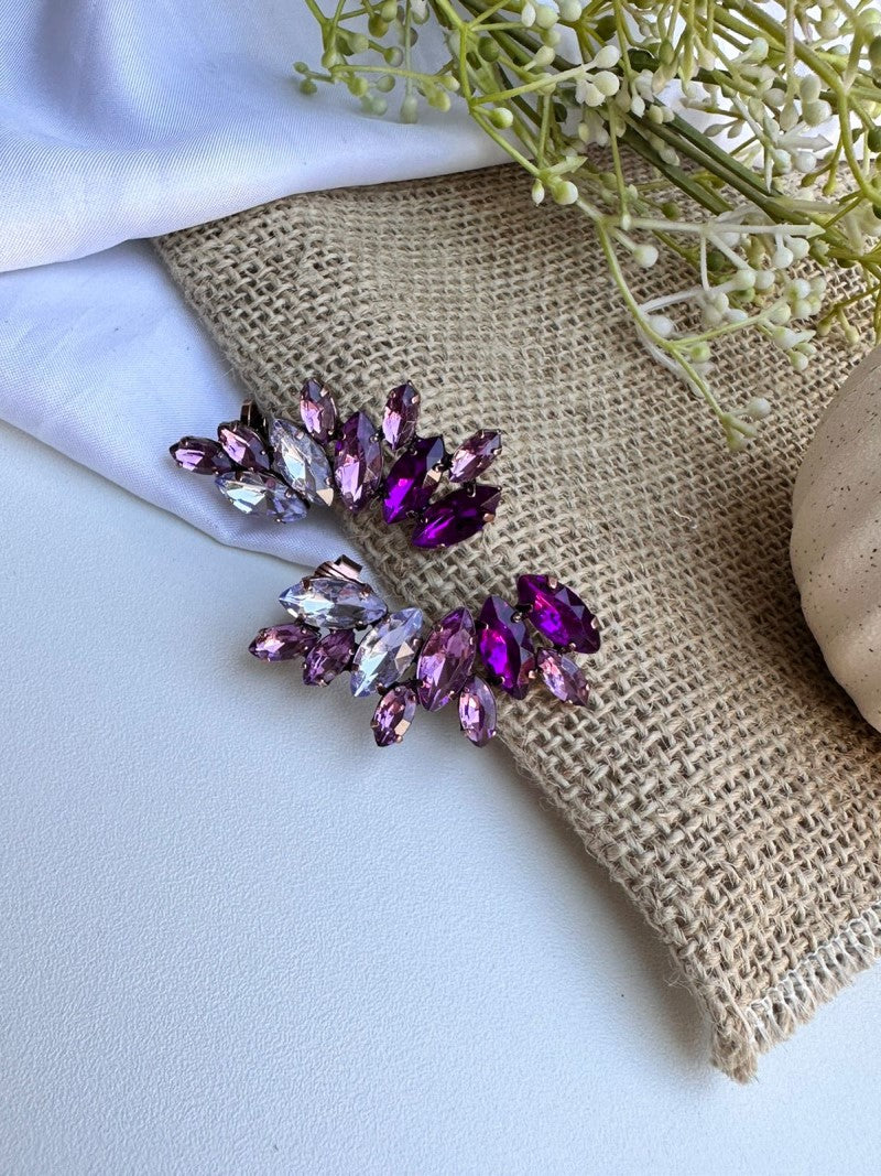 Ear Cuff Rona Tons de Roxo