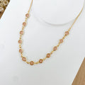 Choker em Tifany Nude Dourado