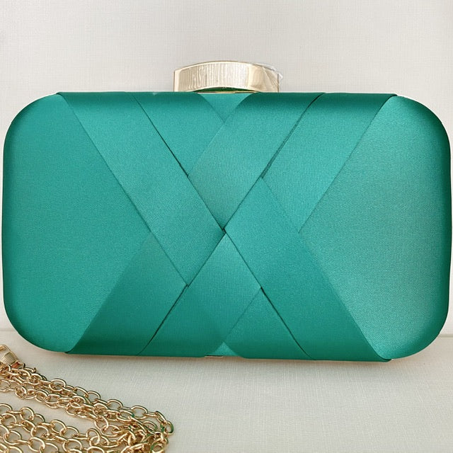 Clutch arredondada de X Verde
