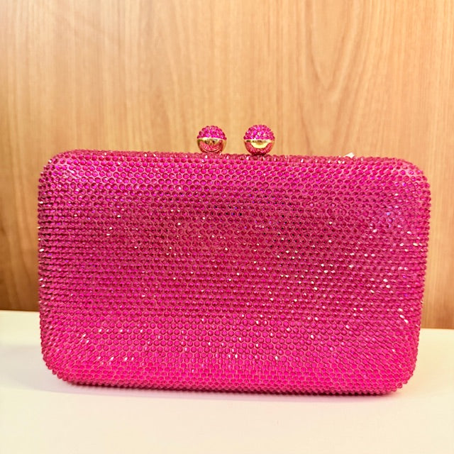 Clutch  de Brilho Pink