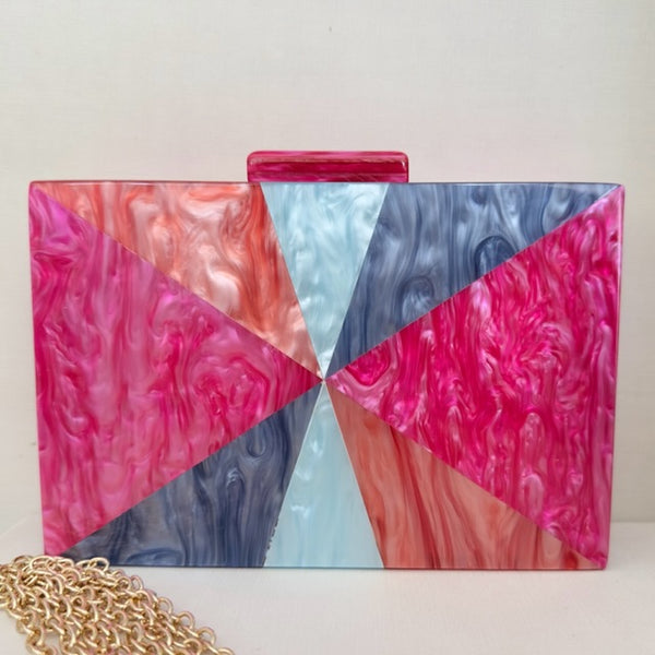 Clutch de Madrepérola Collorida