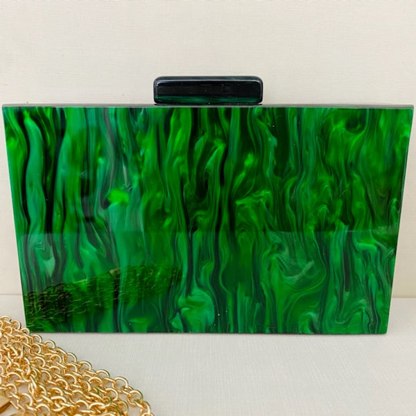 Clutch de Madrepérola Verde
