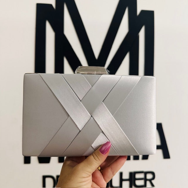 Clutch de x Prata
