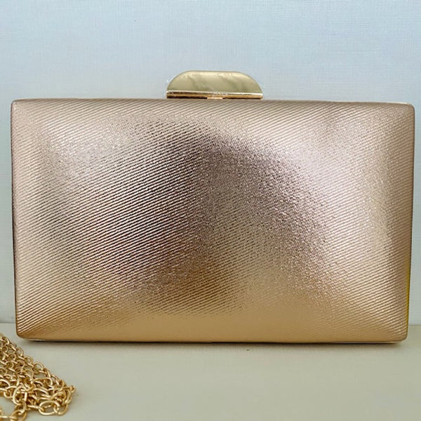 Clutch Metalizada Dourado