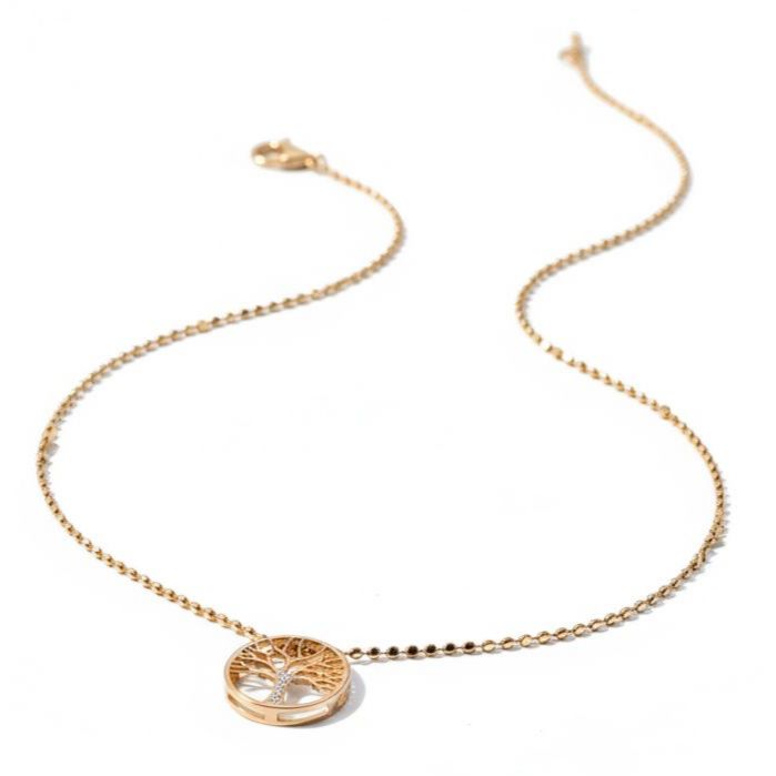 Colar Chapadinho Árvore da Vida Dourado