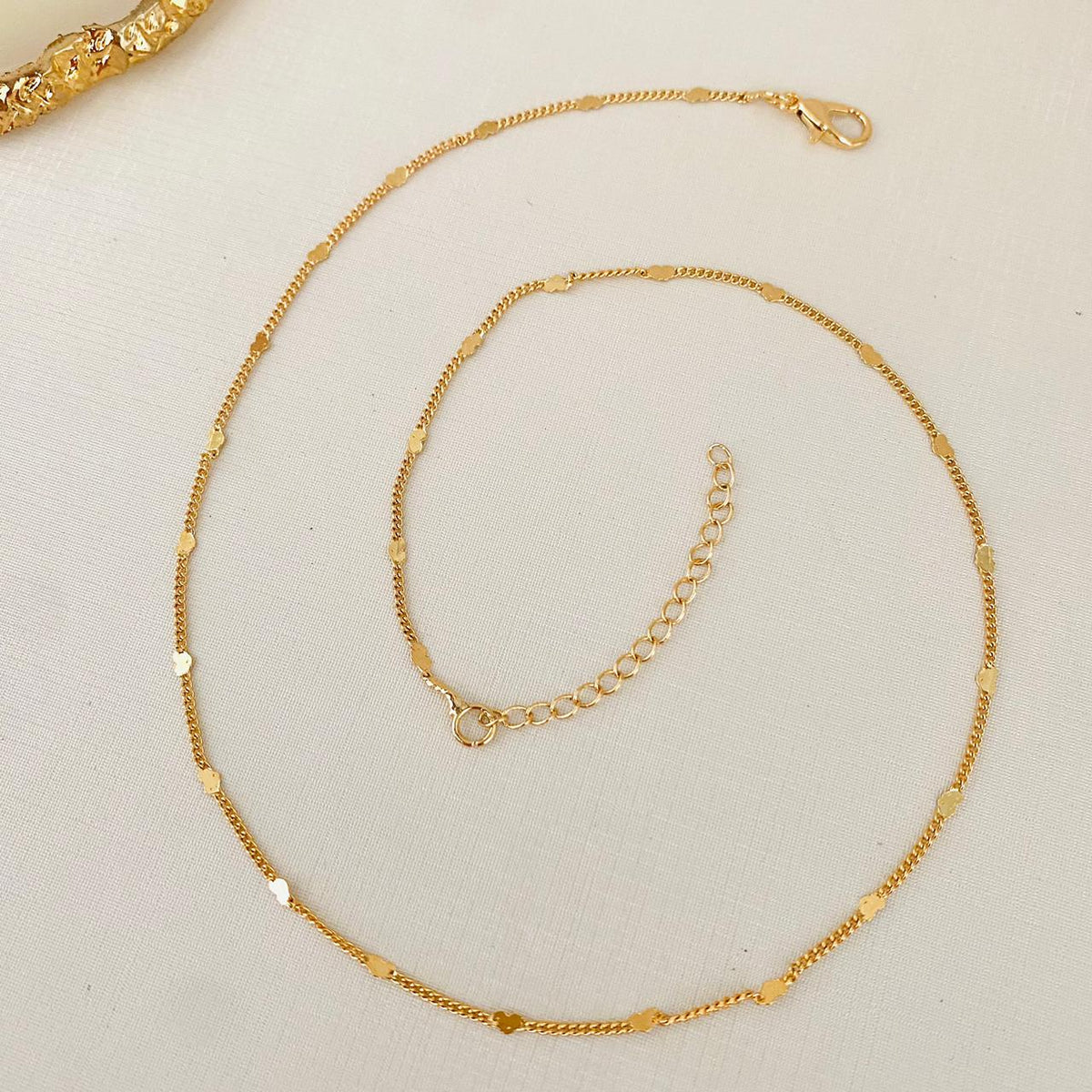 Colar Diamantado Coração Dourado