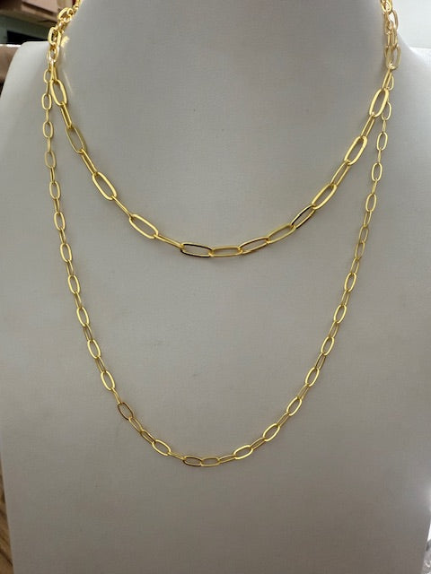Colar duplo Cartier Dourado