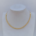 Gargantilha Baiano Médio Dourado 35cm