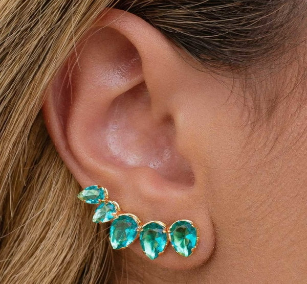 Ear Curf de Zircônia Turmalina