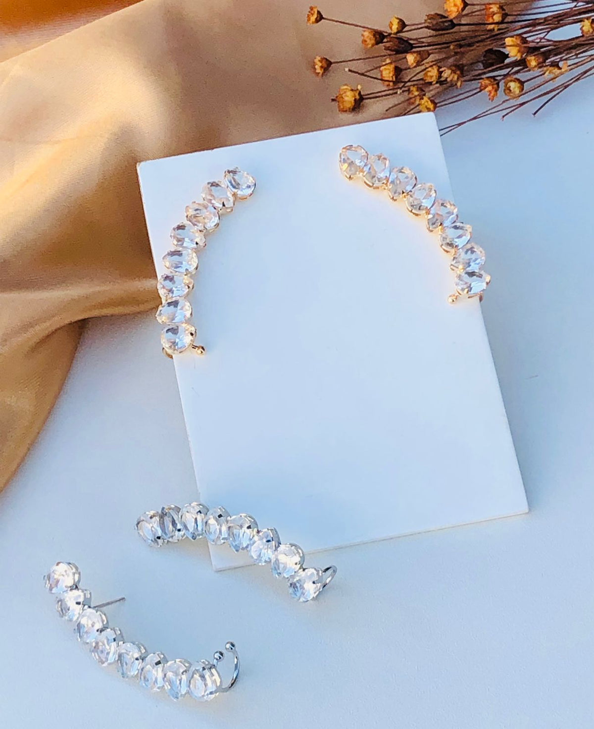 Ear Curff Gotinhas Crystal