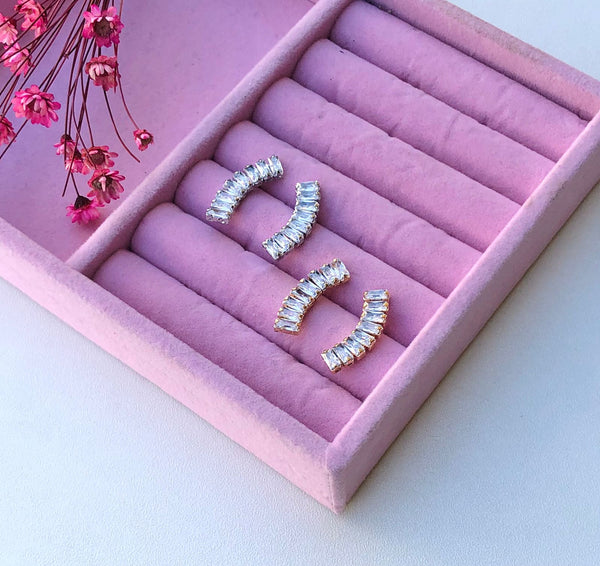 Ear Curff de Zircônia Rafas Cristal