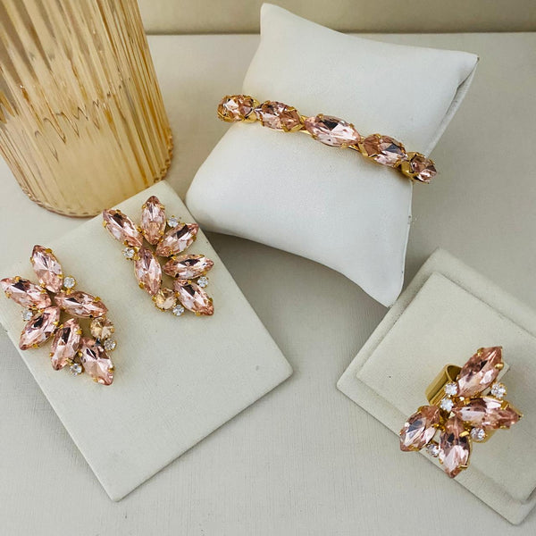 Kit Brinco, Anel Regulavel e Bracelete Marcela Nude