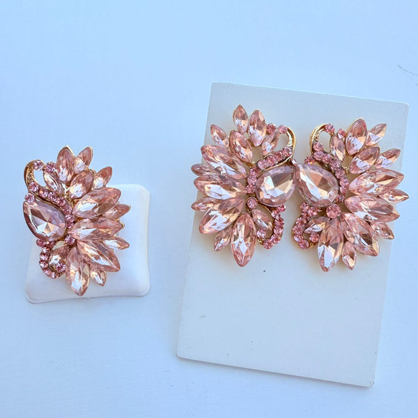 Kit Brinco e Anel Regulável Mello Nude Rosé Dourado