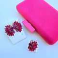 Kit Brinco e Anel Regulavel Mello Pink + Clutch