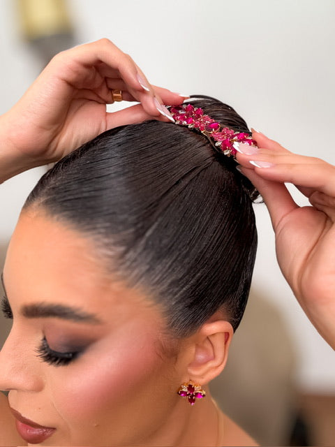Presilha Fúscia com Pink Nilce