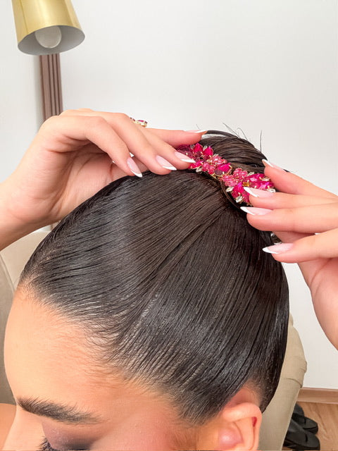 Presilha Fúscia com Pink Nilce