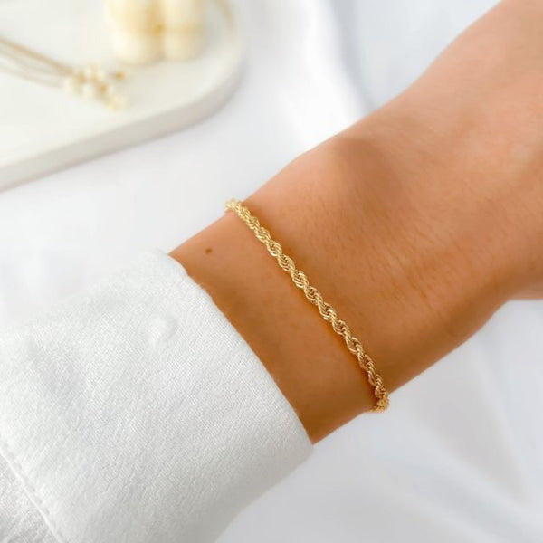 Pulseira Baiana Fina Dourado