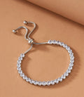 Pulseira de Zircônia cristal ajustável