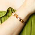 Pulseira Navete Tons de Marrom